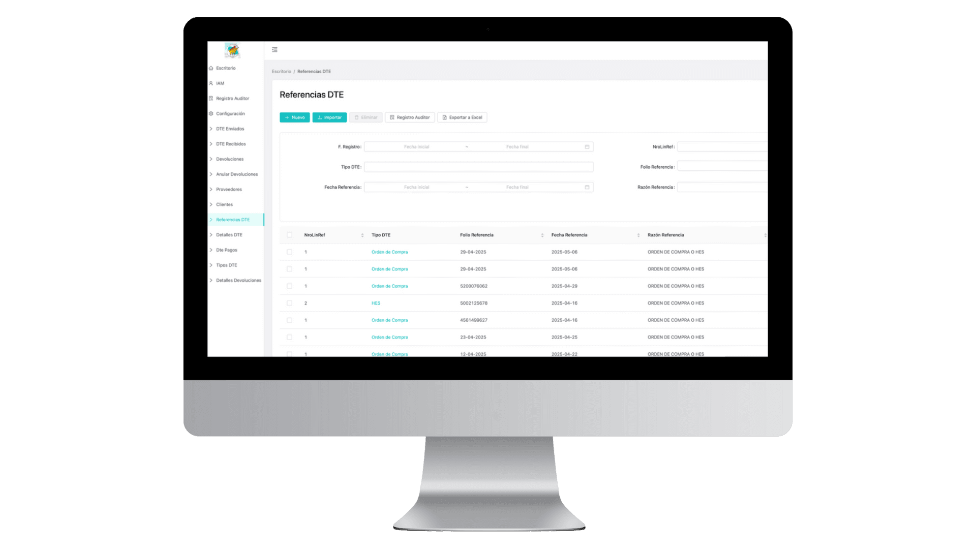 Referencias DTE Automatizadas