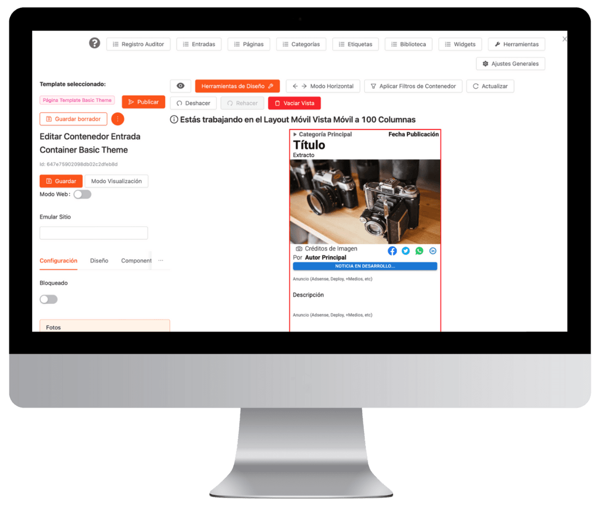 Creación de Sitios Web para Medios